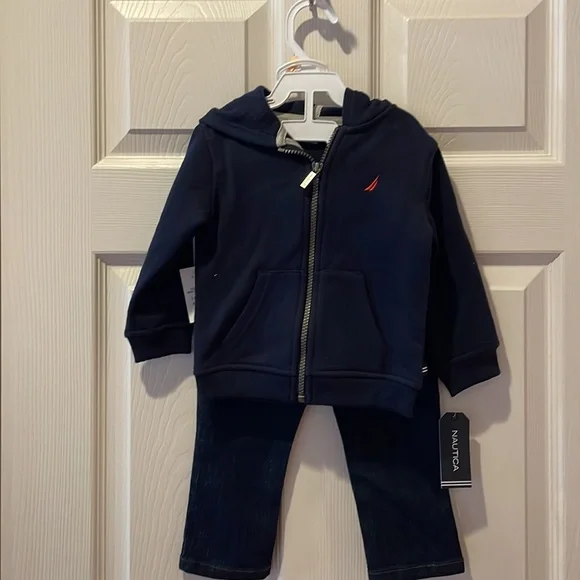 Nautica Baby boy size 12 months 3 piece outfit new with tags - Picture 2 of 5